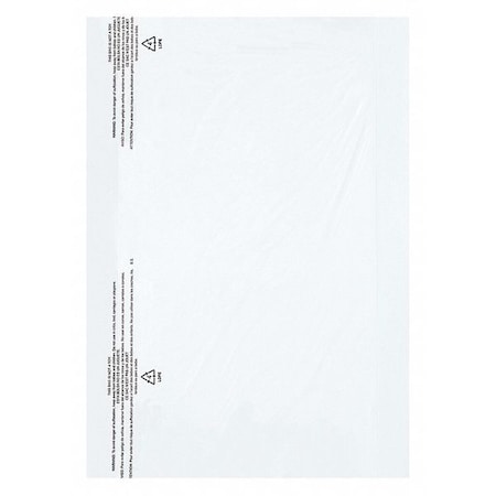 Partners Brand 21 x 7 x 30 Garment Bags Roll, 6 mil, Clear, PK 630 GB21730